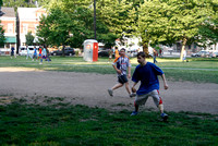 soccer game at park